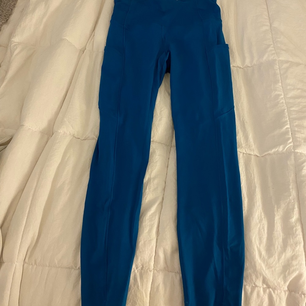 Lululemon Fast and Free Tight 25” Teal